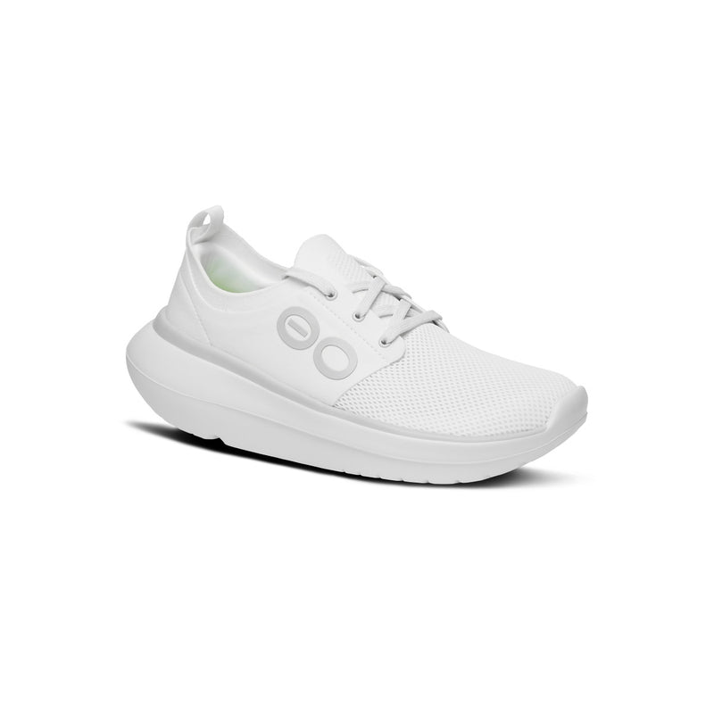 OOFOS Women's OOmy Stride Shoe - White/White