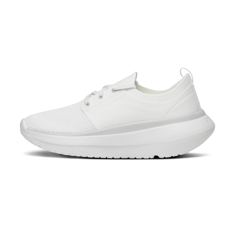 OOFOS Women's OOmy Stride Shoe - White/White