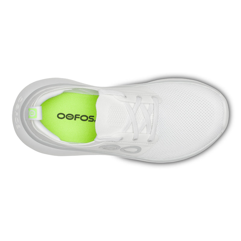 OOFOS Women's OOmy Stride Shoe - White/White