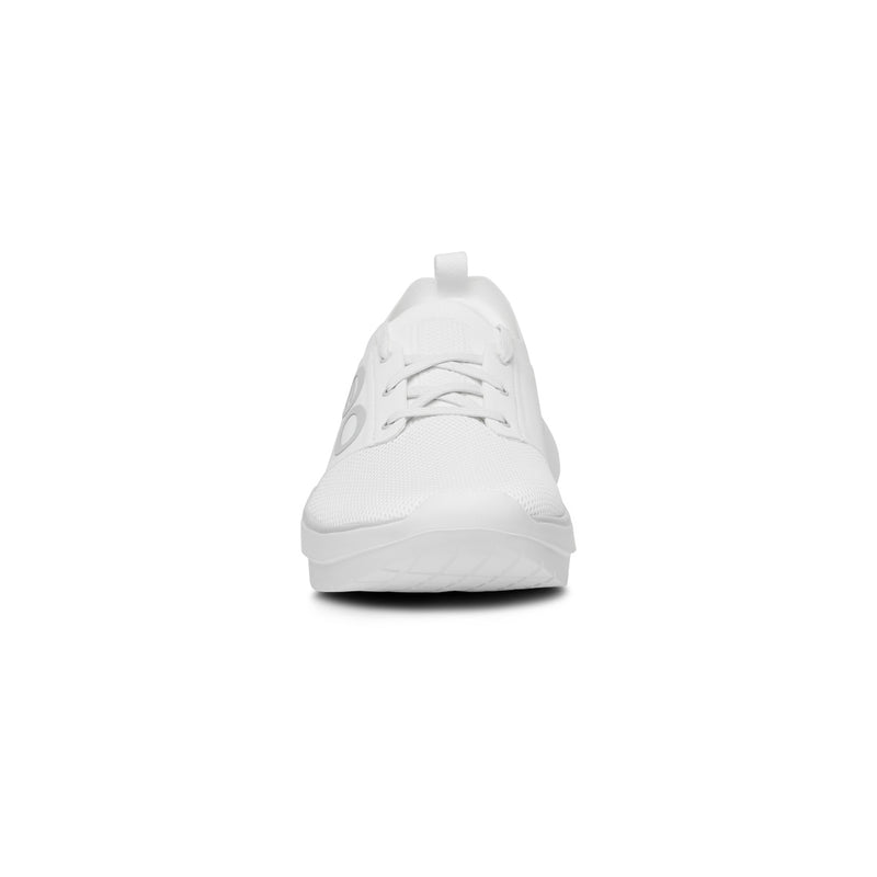 OOFOS Men's OOmy Stride Shoe - White/Black
