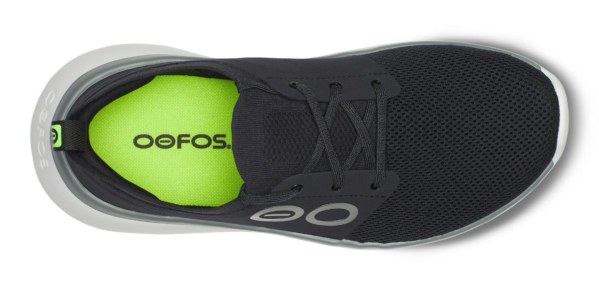 OOFOS Men&#39;s OOmy Stride Shoe - White/Black