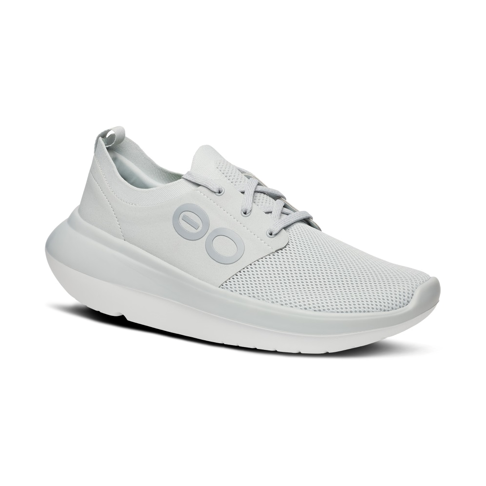 OOFOS Men&#39;s OOmy Stride Shoe - White/Black