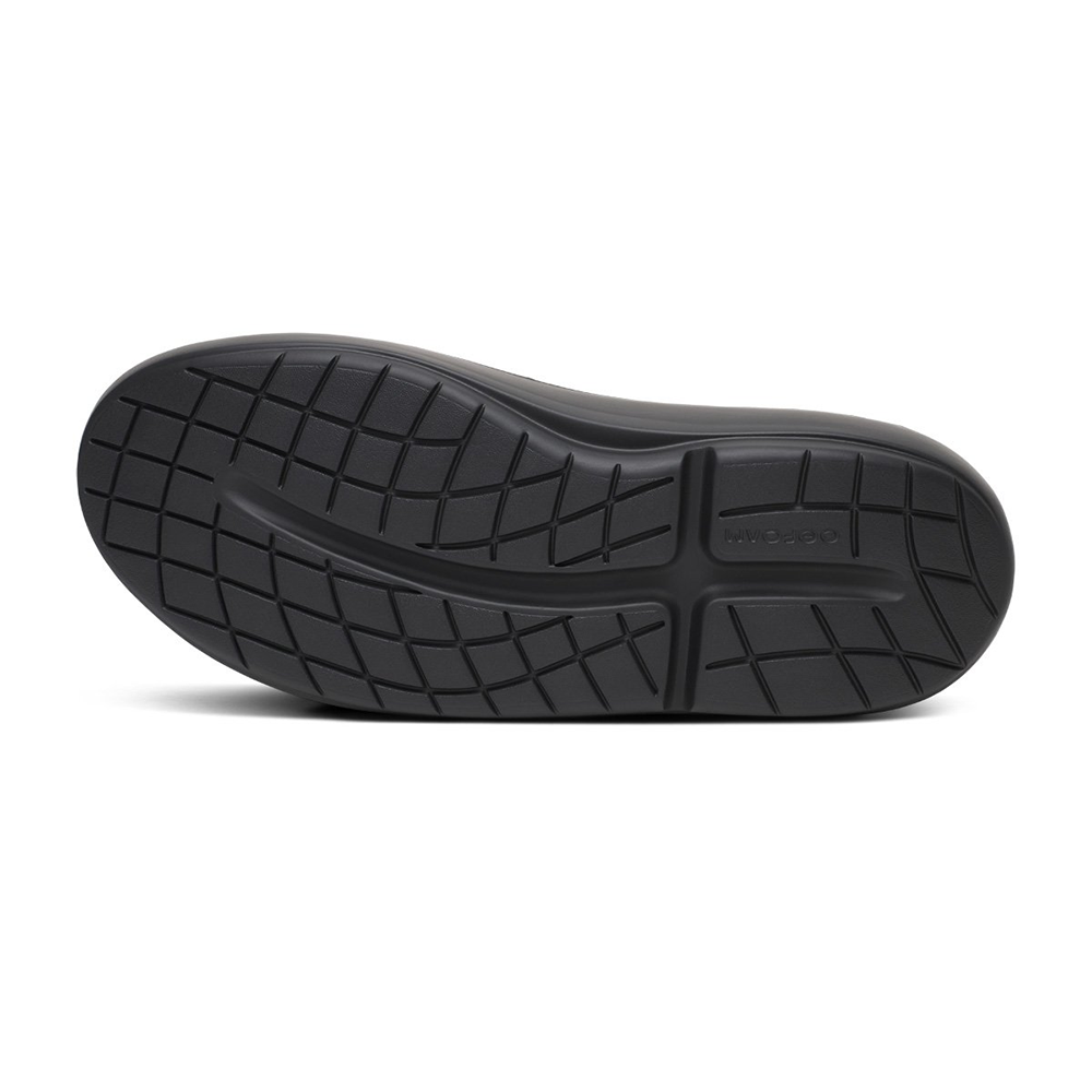 OOFOS Men's OOmg Club Plus - Black