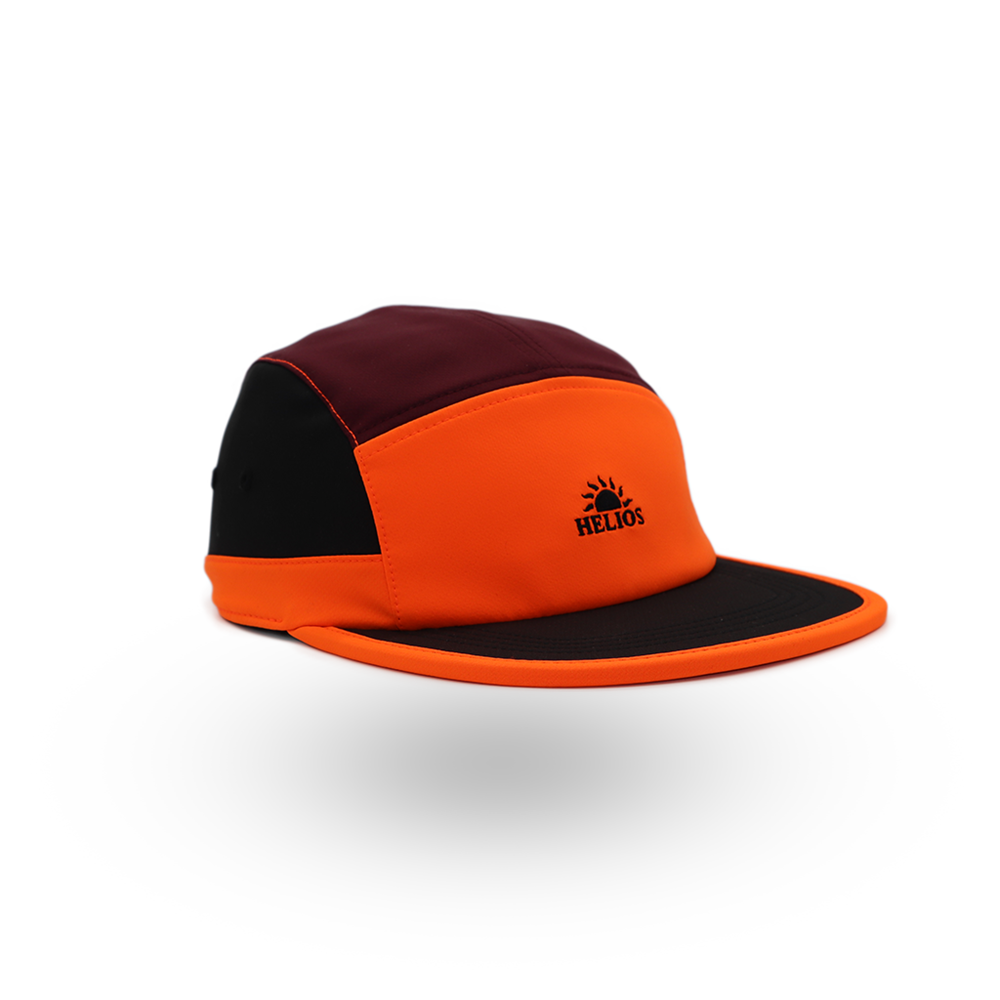 Helios Headwear Speed Lid 7 Panel Cap - Ronald Orange