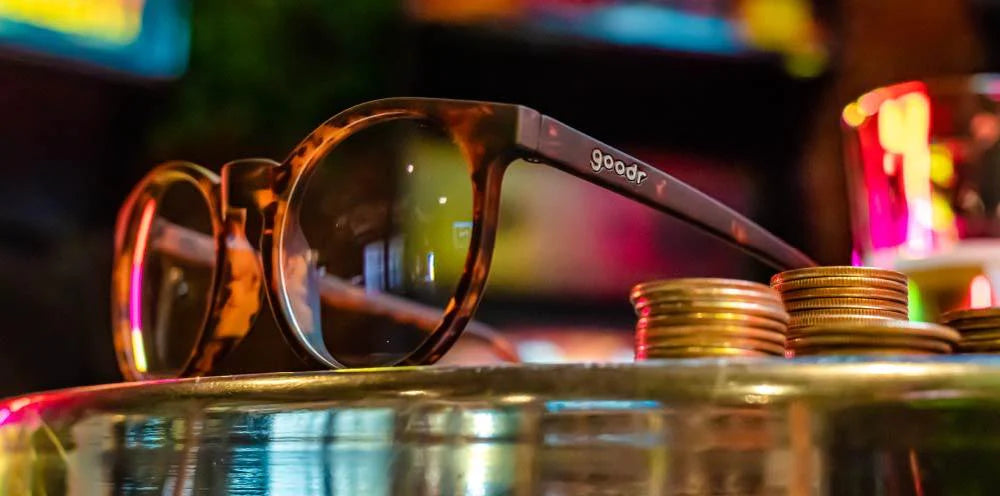 Goodr Circle G Active Sunglasses - Insert Coin to Continue