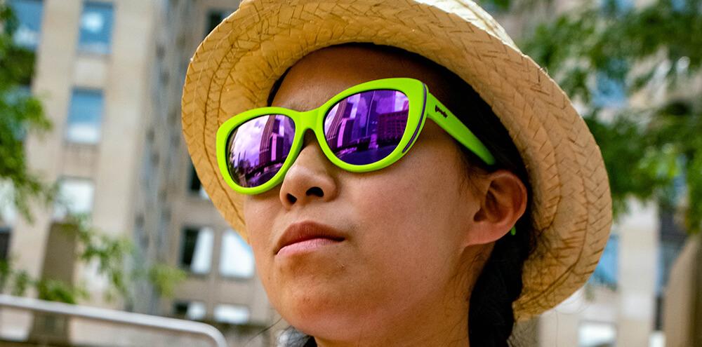 SALE: Goodr Runway Active Sunglasses - Total Lime Piece