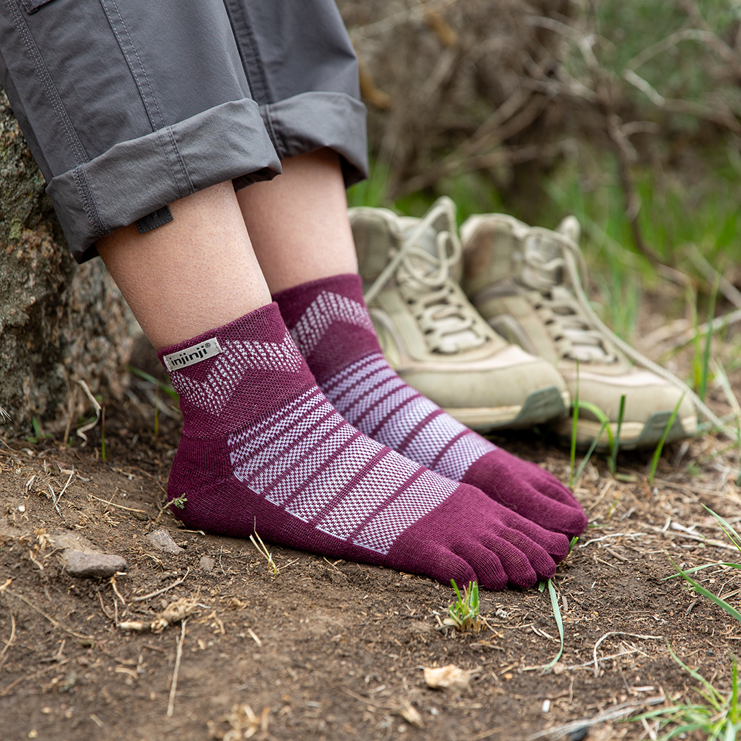 Injinji OUTDOOR Midweight Mini-Crew Wool Socks