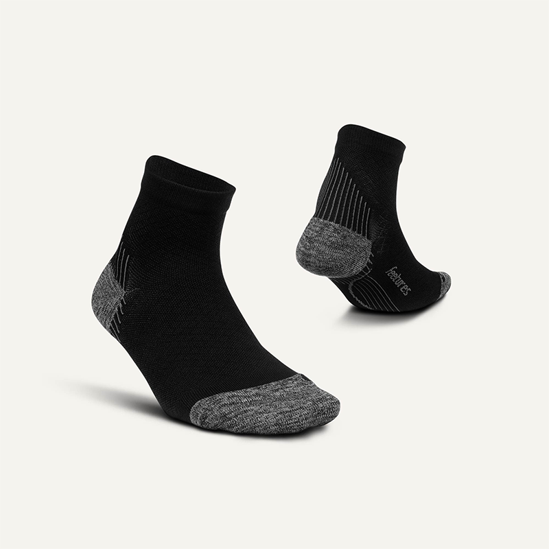 Feetures Plantar Fasciitis Compression Sock Light Cushion Quarter