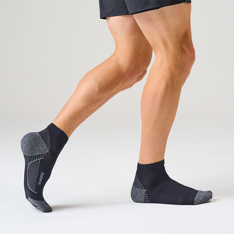 Feetures Plantar Fasciitis Compression Sock Light Cushion Quarter