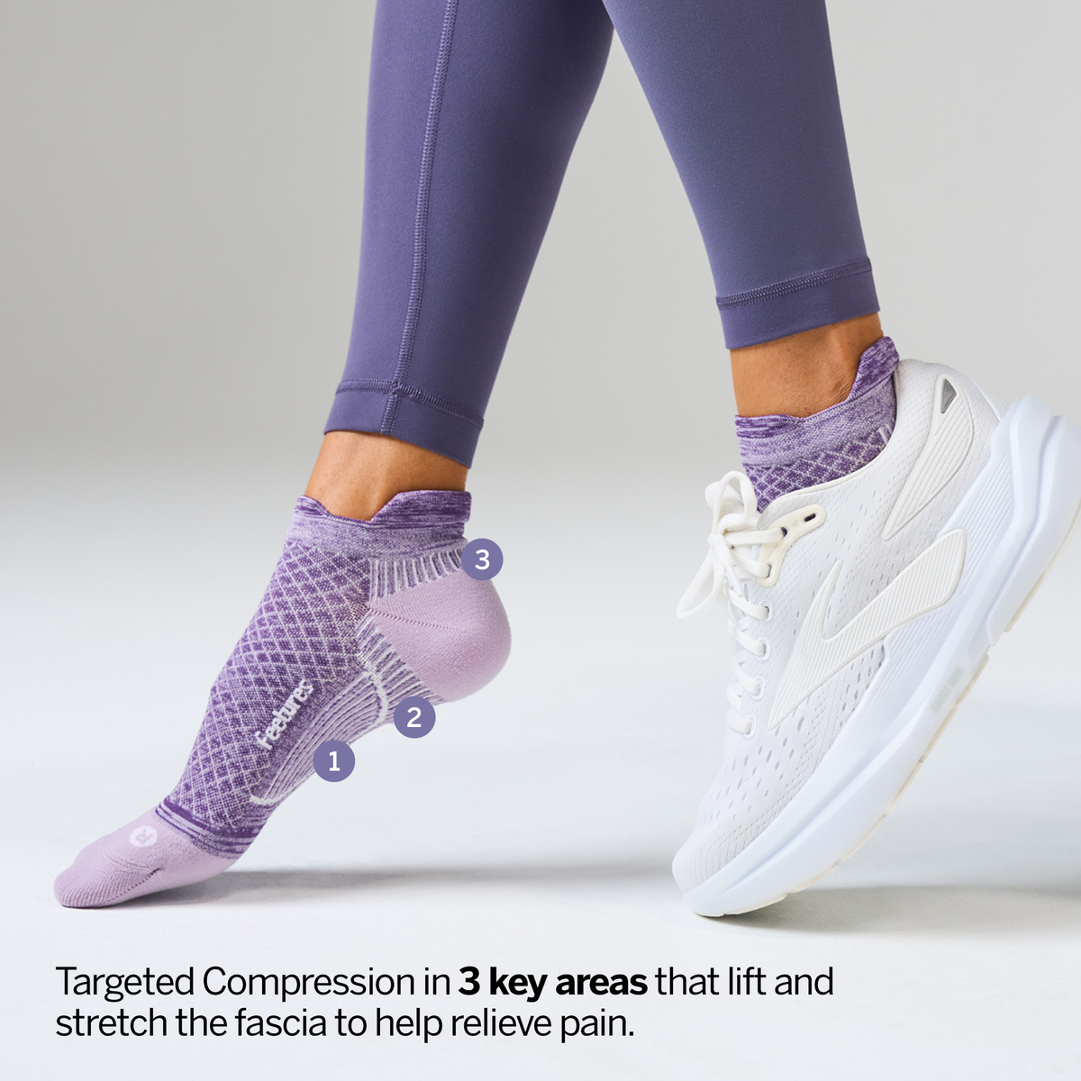 Feetures Plantar Fasciitis Compression Tab