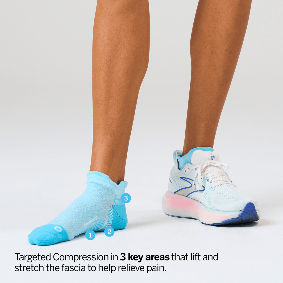 Feetures Plantar Fasciitis Compression Tab