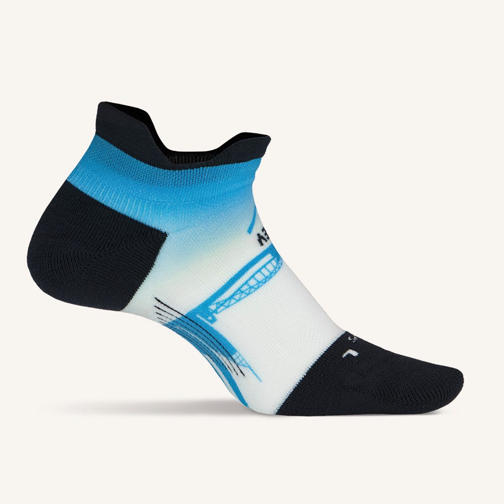 Feetures Elite Light Cushion No Show Tab - The Official 2024 Sydney Marathon Sock