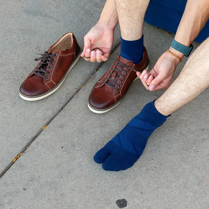 Injinji Split-Toe Mini-Crew Cotton