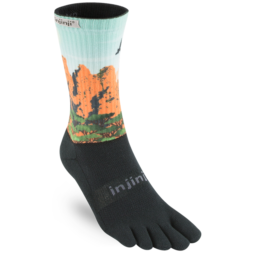 Injinji TRAIL Midweight Crew Running Socks