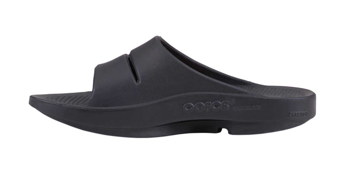 OOFOS Women&#39;s OOahh Sport Slide - Black Matte