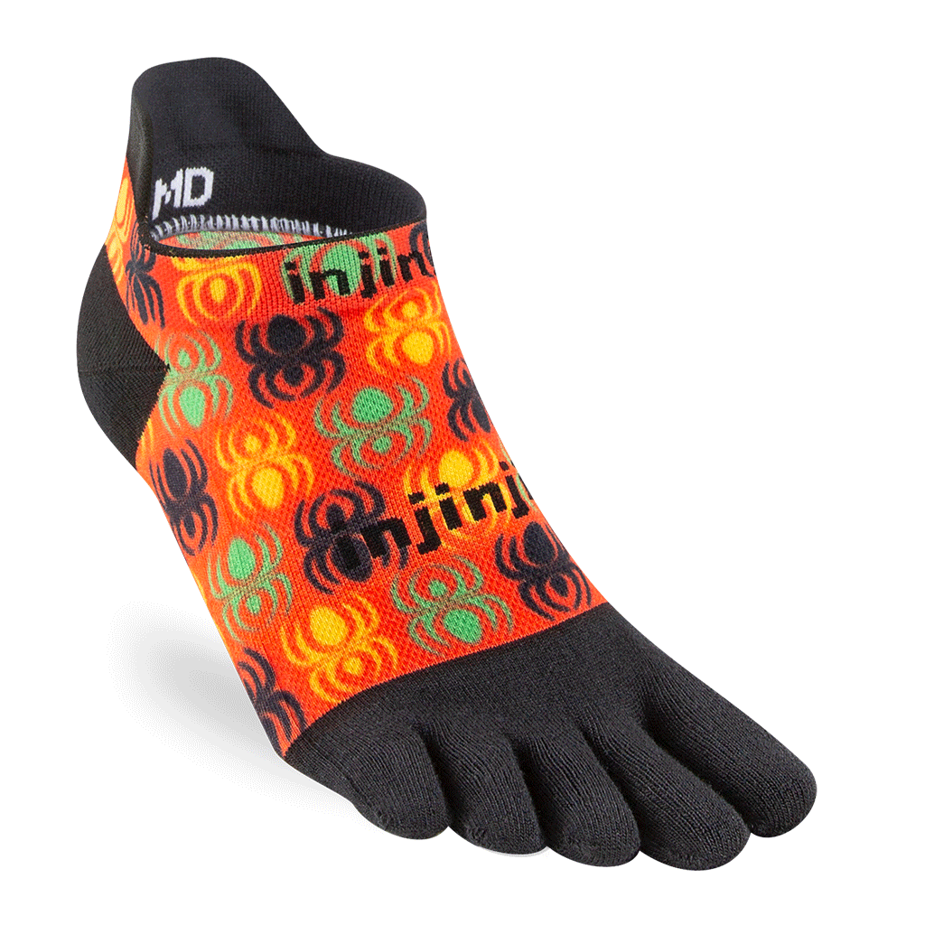 Injinji SPECTRUM RUN Lightweight No-Show Running Socks